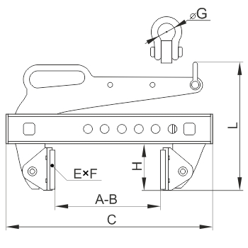 Захват для бетонных блоков ЗББ