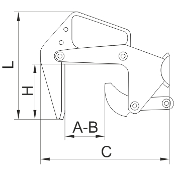 Захват для бетонных колец ЗБКВ