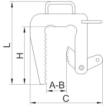Захват для бетонных колец ЗБКо