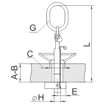 Захват для плит перекрытия ЗПП
