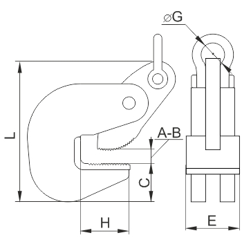 Захват для подъема листа ЗГЛу