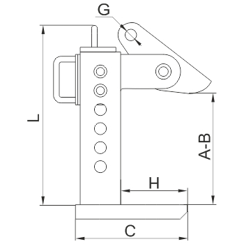 Захват для подъема стопки листов PDK