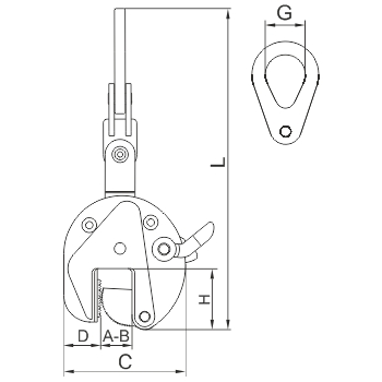 Захваты для подъема листа ЗВЛ