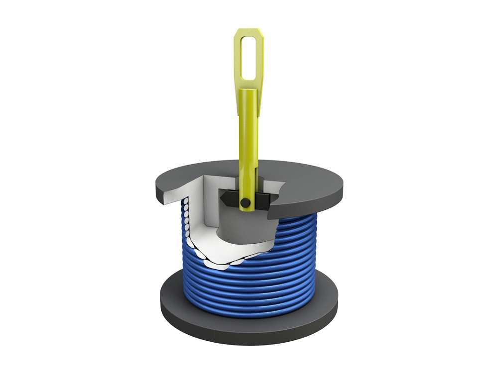 Захват для подъема барабанов с металлической тягой ЗБт