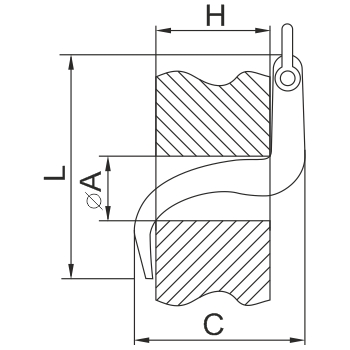 Захват для кабельных барабанов ЗБГ