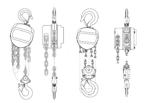 Тали ручные шестеренные серии HSZ-A