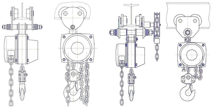 Тали ручные шестеренные серии ТРШБМ