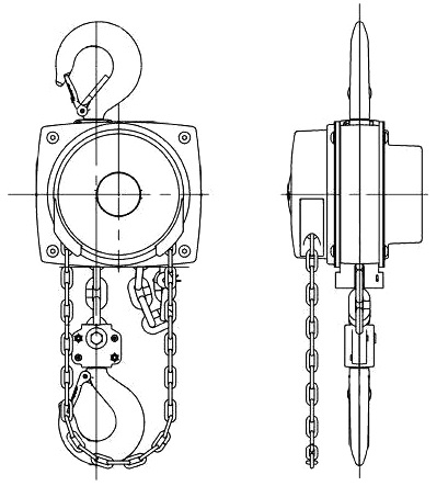 Тали ручные шестеренные серии ТРШСМ