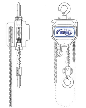 Тали ручные шестеренные серии ТРШС