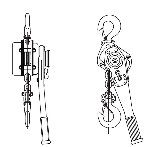 Тали ручные рычажные серии HSHZ
