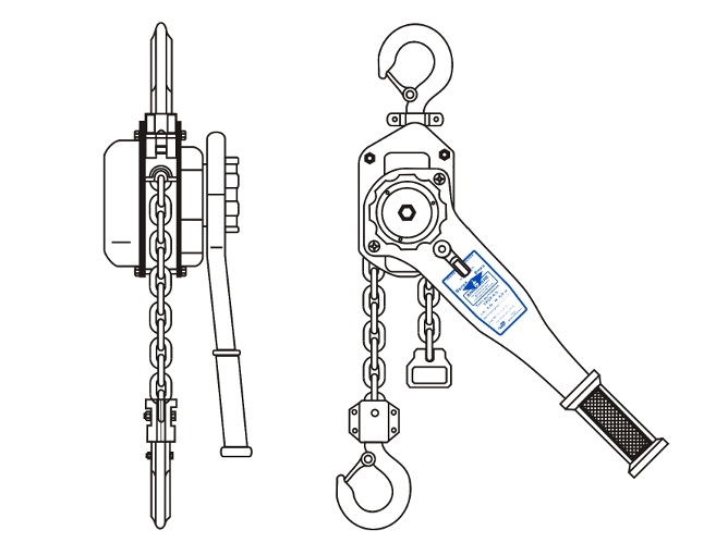 Тали ручные рычажные серии ТРСР