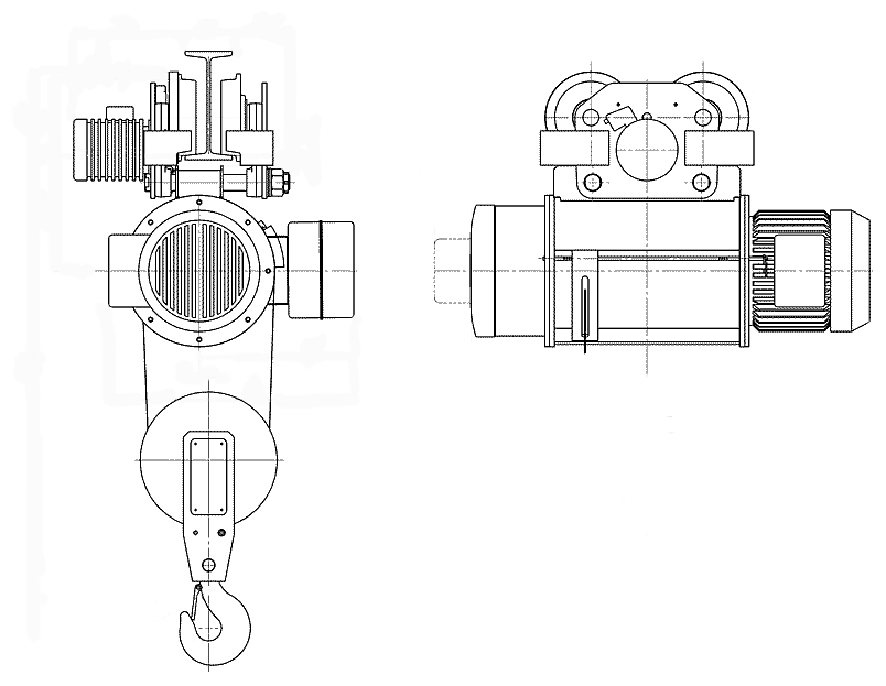 Тали электрические серии CD1 (КНР)