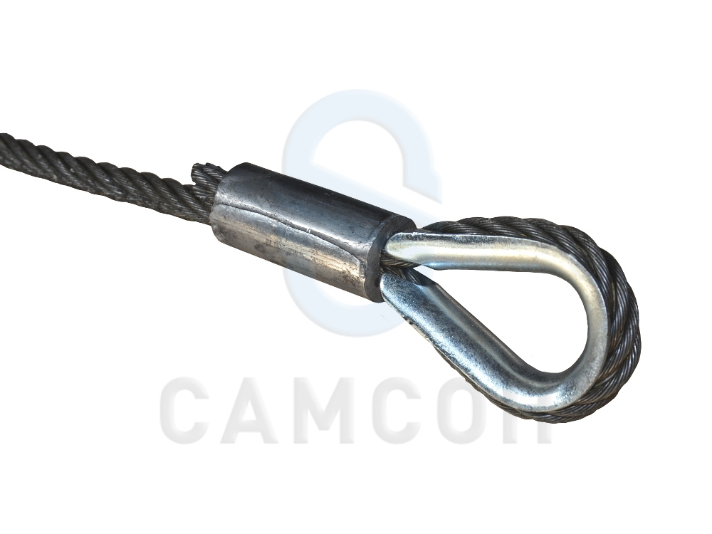 Коуш стальной оцинкованный DIN 6899