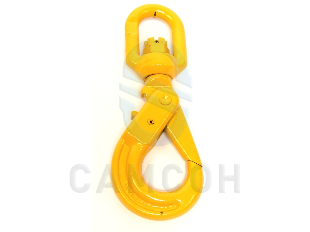 Крюк самозапирающийся поворотный