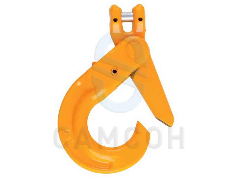 Крюк самозапирающийся с вилочным сопряжением