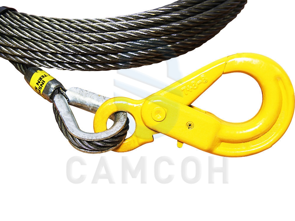 Крюк самозапирающийся с ушком