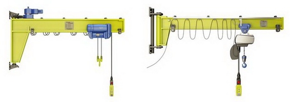 Кран консольный настенный