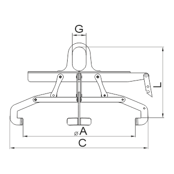 Захват для бочек ЗКДв