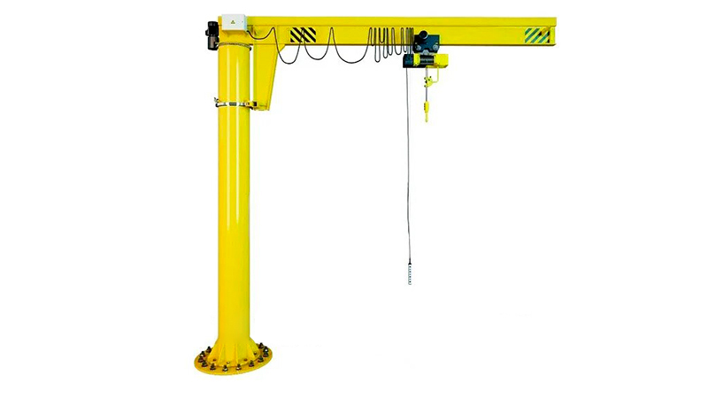 Кран консольный на опоре