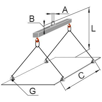 КГП для подъема листового проката