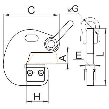Захват для труб ЗТ-Б