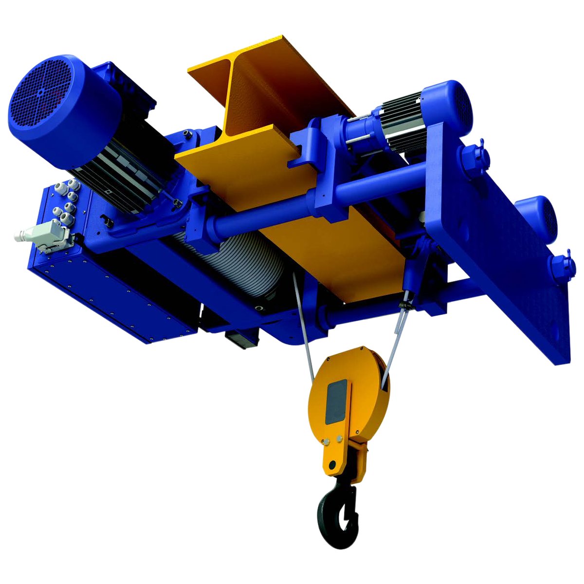 Таль электрическая канатная передвижная с низкой строительной высотой Podemcrane MT305 V4 4/1 M LC 52 20/5, 2 т