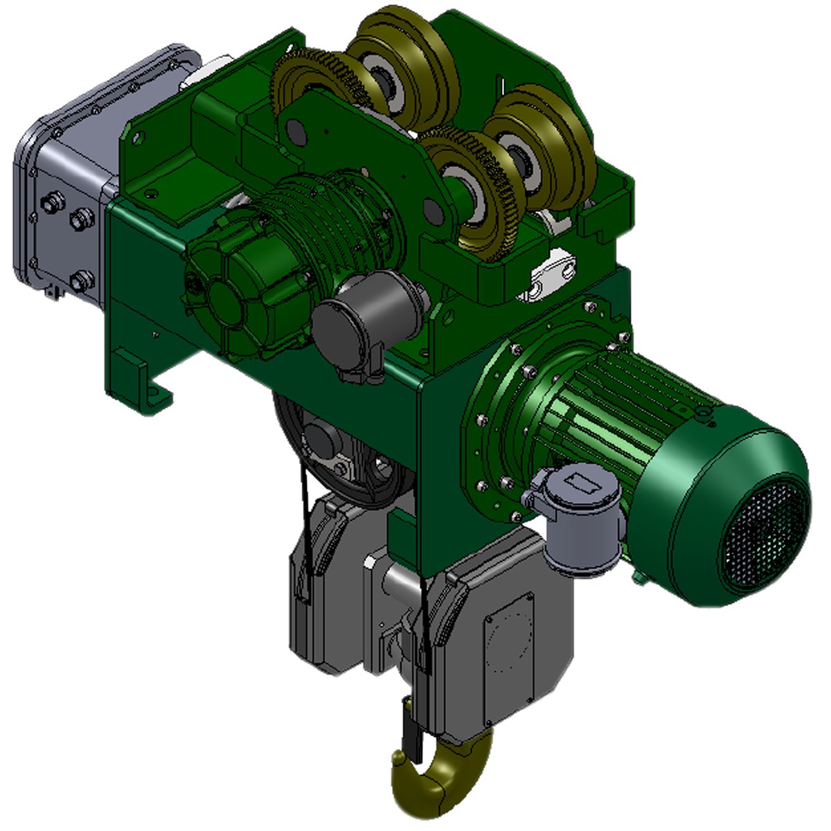 Таль взрывозащищенная передвижная Elmot VHVAT15x1TpE206S, 1 т