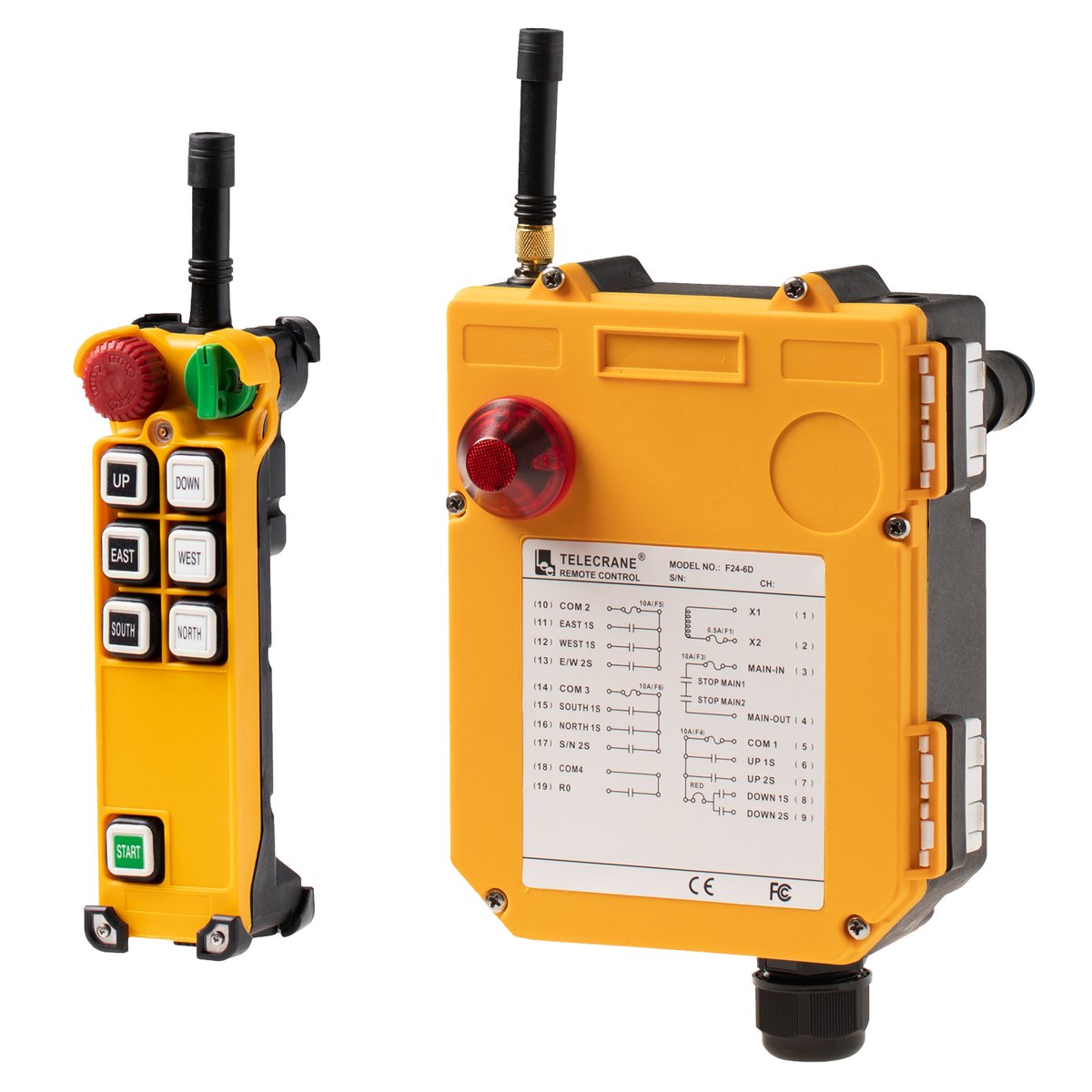 Комплекты радиоуправления Telecrane F(A)24