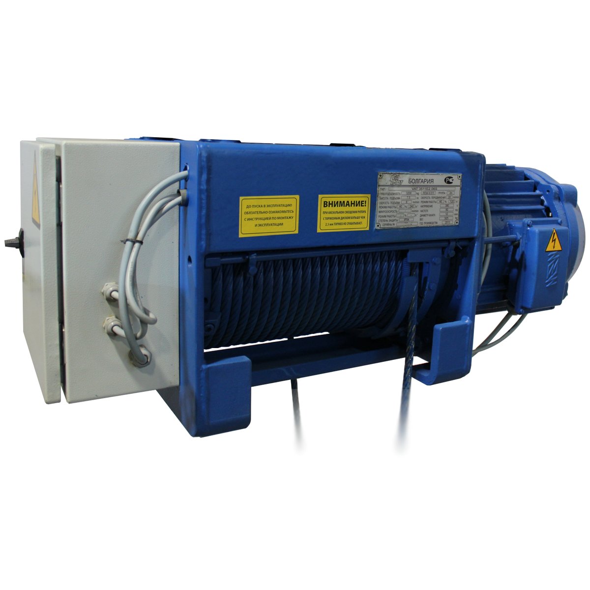 Таль электрическая канатная стационарная Elmot VAT35x1E2S, 3,2 т