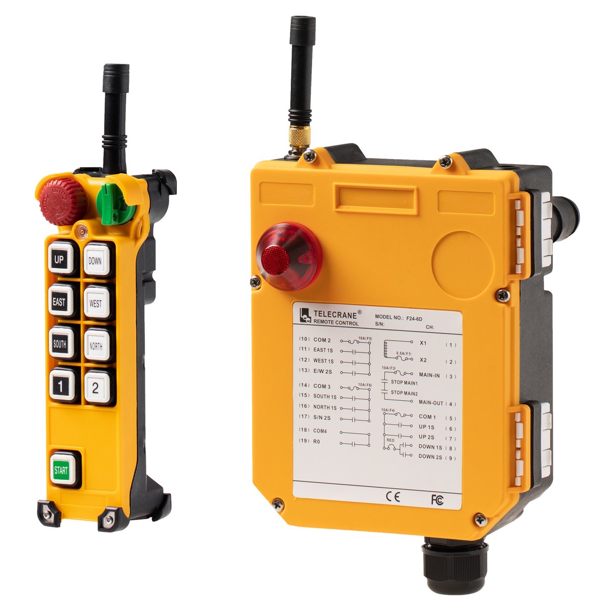 Комплекты радиоуправления Telecrane F(A)24