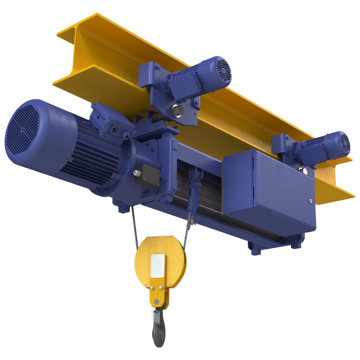 Таль электрическая канатная передвижная Podemcrane MT205 V8 2/1 S N 21 20, 1 т