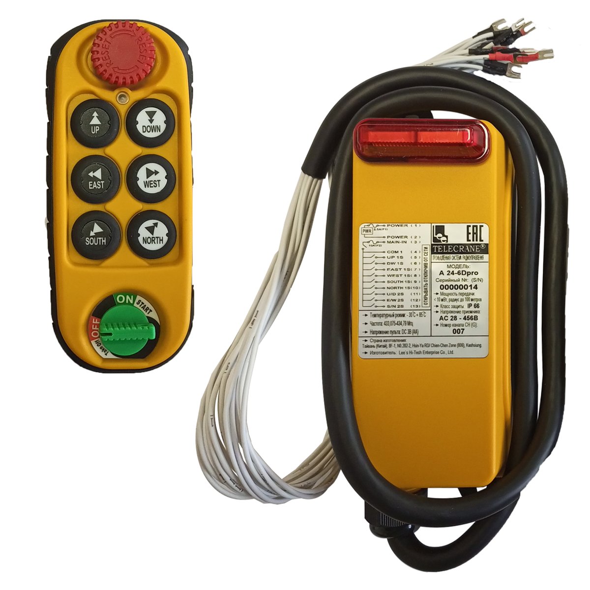 Комплекты радиоуправления Telecrane F(A)24