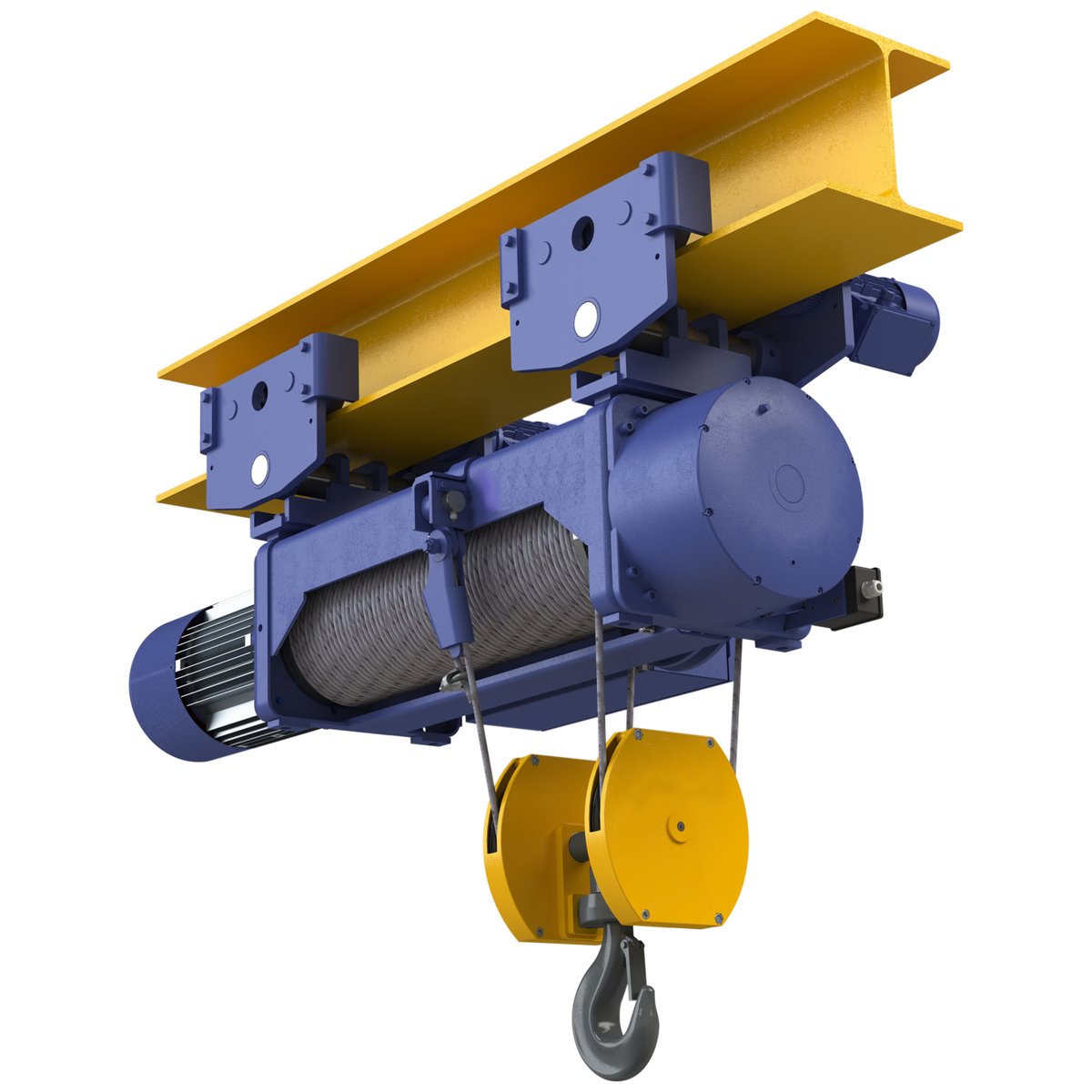Таль электрическая канатная передвижная Podemcrane MT205 V8 2/1 S N 21 20, 1 т
