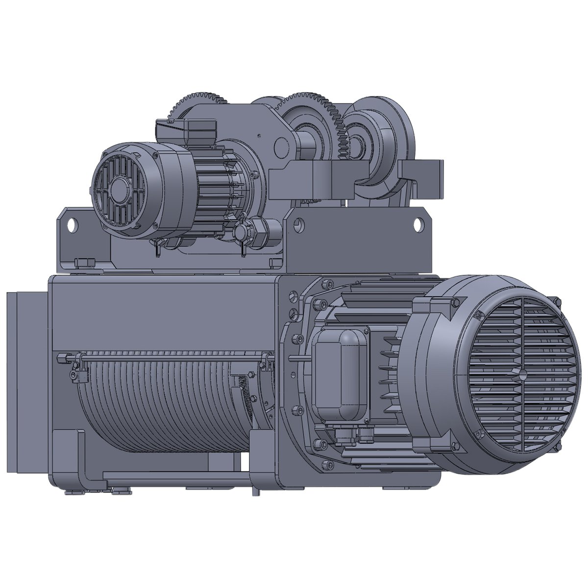 Таль электрическая канатная передвижная Elmot HVAT25x1E206S, 2 т